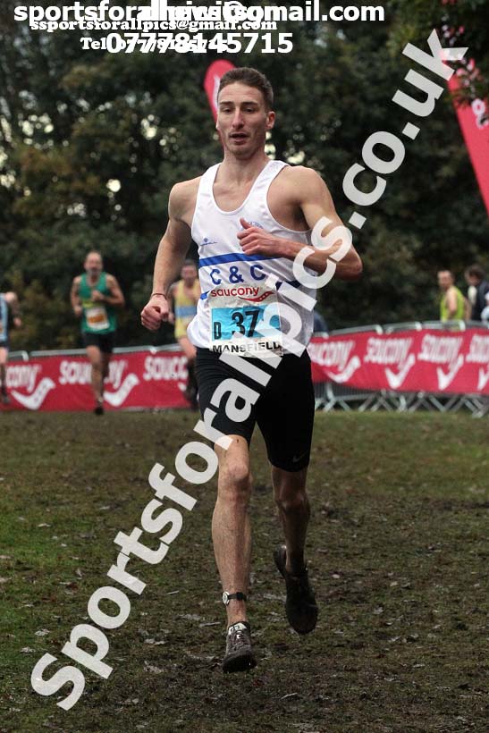 Senior men, National Cross Country Relay Champs., Berry Hill Park, Mansfield.  Photo: David T. Hewitson/Sports for All Pics